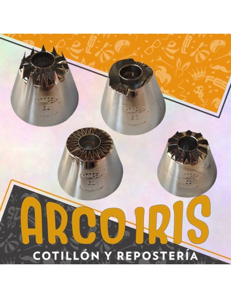 Boquillas Rizado Centro Mediano Gigante Xu - Cooper