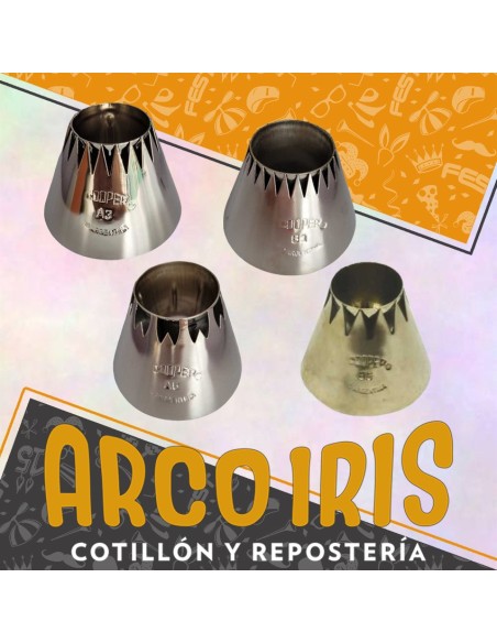 Boquillas Rizado Centro Grande Gigante Xu - Cooper