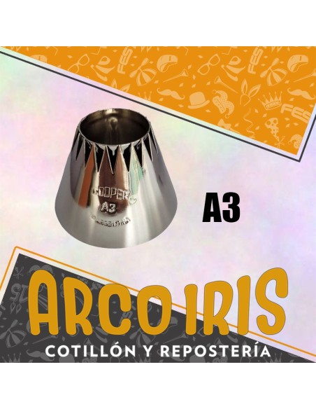 Boquillas Rizado Centro Grande Gigante Xu - Cooper