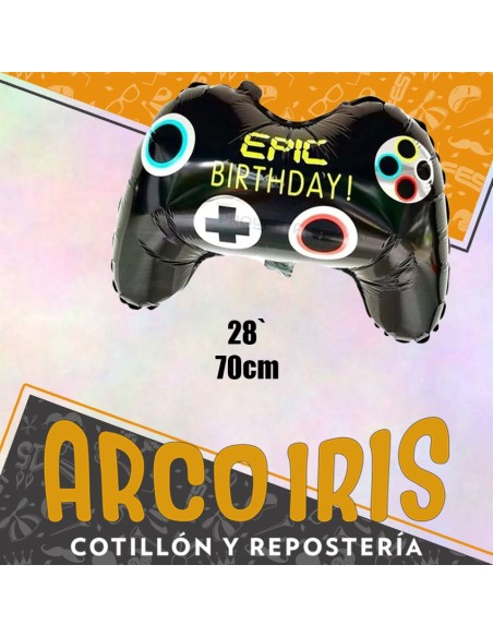 Mylar 28 Joystick Xu - 70 Cm Epic Birthday