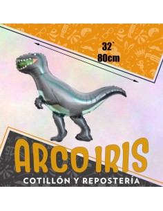 Mylar 32 Dinosaurio Metal Xu - 80 Cm Varios Modelos Globo Metalizado Papel