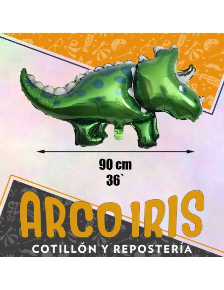 Mylar 36 Dinosaurio Metal Xu - 90 Cm Globo Metalizado Papel