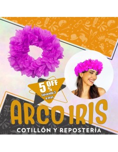 Vincha Hawaiana Premium Fucsia Xu +3-5% Promo Por Cantidad Primavera-vincha Clavel Seda-