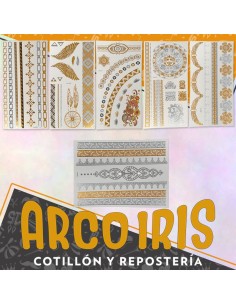 Tatuajes Indie X 6 Planchas-tattoo -party Store-halloween-