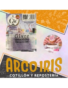 Gliter Comestible Lila X 4 Unidades -pastelar- Pascua