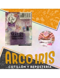 Gliter Comestible Violeta X 4 Unidades -pastelar- Pascua