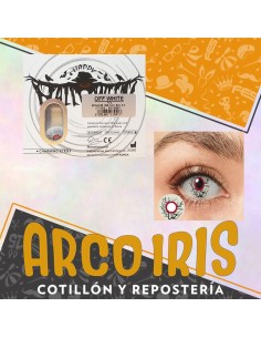 Lentes Contacto Off White - Halloween Blanquecido