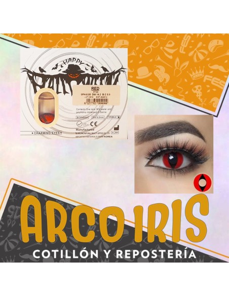 Lentes Contacto Red - Halloween Rojo