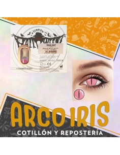 Lentes Contacto Pink Cat - Halloween Gato Rosa