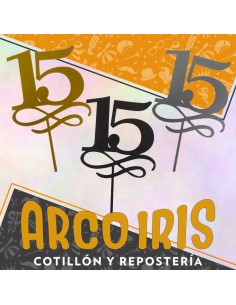 Topper Plastico 15 - 16 Cm