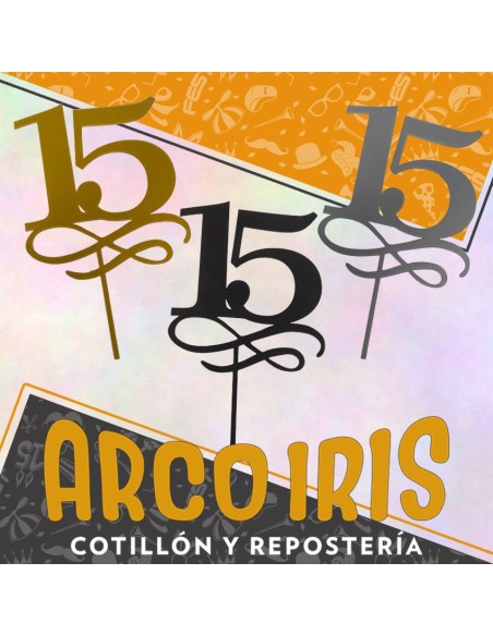 Topper Plastico 15 - 16 Cm