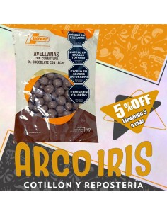 Avellanas Con Chocolate X Kg +6-5% (caja) Con Cobertura De Chocolate Con Leche - Argenfrut