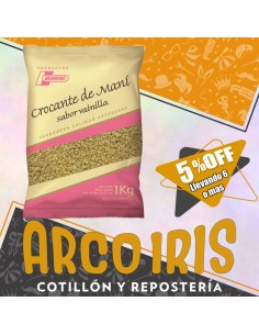 Corcante De Mani Sabor Vainilla X Kg +6-5% (caja) Argenfrut