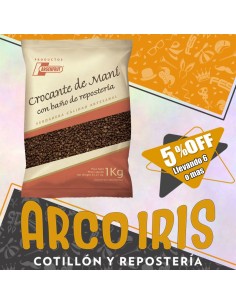 Corcante De Mani Con Bano De Reposteria X Kg +6-5% (caja) Argenfrut