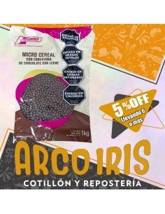 Micro Cereal Con Cobertura Chocolate Con Leche X Kg +6-5% (caja) Argenfrut