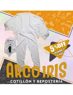 Disfraz Enterito Fantasma +2-5% Talle 8 - Promo Por Cantidad Halloween