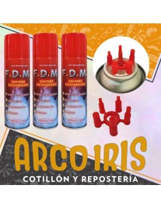 Gas Para Encendedores Pack X 12 U. Con Picos F.d.m - 250 Ml Gas Propano -butano-soplete-140g.