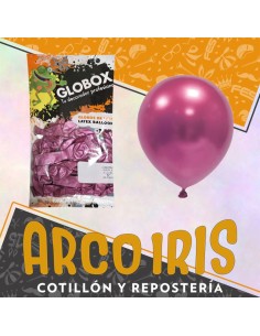 Globo Cromo Reflex 5 X 25u. Fucsia - Globox