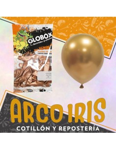 Globo Cromo Reflex 5 X 25u. Rosa Gold - Globox