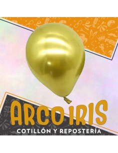 Globo Cromo Reflex 22 X 5u. Dorado - Globox