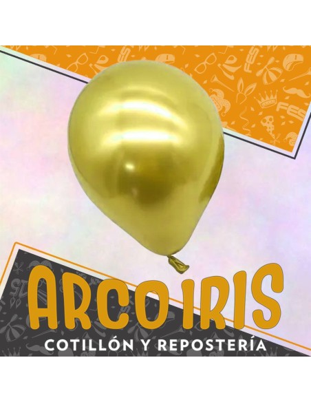 Globo Cromo Reflex 22 X 5u. Dorado - Globox