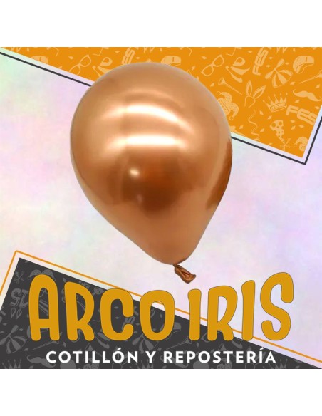 Globo Cromo Reflex 22 X 5u. Rosa Gold - Globox