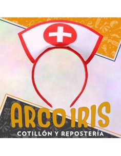 Vincha Enfermerita Tela X 12 Paquete Cerrado - Importada Cruz Roja