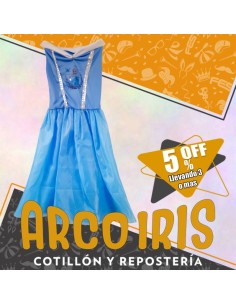 Disfraz Vestido Elsa - Talle 1 Frozen -halloween 2