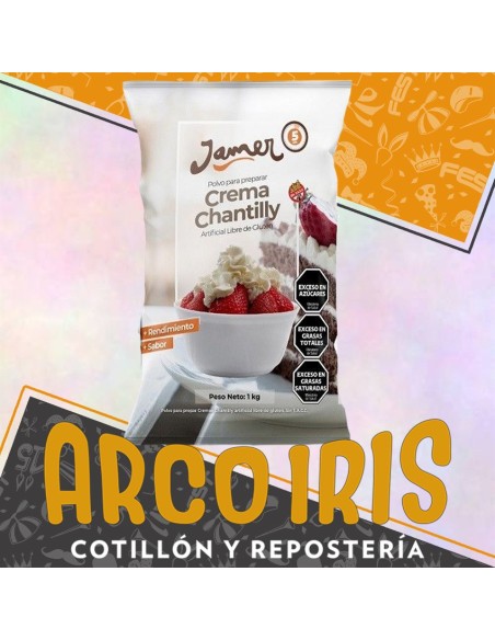 Crema Chantilly Jamer X Kg - En Polvo  - Sin Tacc
