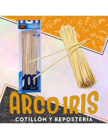 Palitos Brochet 25 Cm X 100 Party Store
