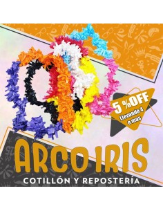 Collar Fruncido Bicolor X 25 +4-5% Cat2 Promo Por Cantidad Primavera Carioca Imagen Otros Hawaiano Elastisado