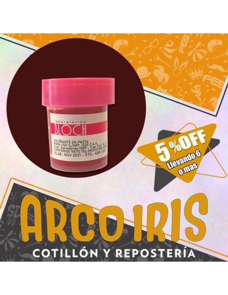 Colorante En Pasta Bordo Bloch Xu +6-5% Sin Tacc Promo Por Cantidad Pascua