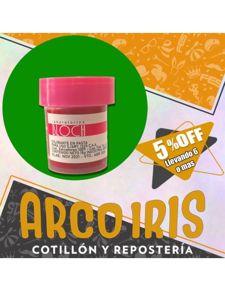 Colorante En Pasta Verde Bloch Xu +6-5% Sin Tacc Promo Por Cantidad Pascua