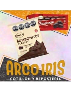 Chocolate Bombonitos Mapsa X 3 Kg Semiamargo - Sin Tacc Caja Bano