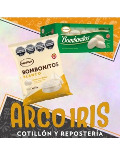 Chocolate Bombonitos Mapsa X 3 Kg Blanco - Sin Tacc Caja Bano Pascua