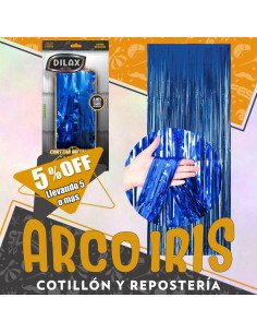 Cortina Metal Azul Xu +5-5% - Promo Por Cantidad 1 X 2 Mt Dilax
