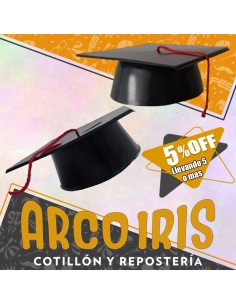 Egresado Plastico X 12 - Con Encastre   Upd Gape Cyber Monday 2