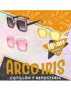 Anteojo Vintage Strass Plastico Xu +12-10% - Valentin Promo Por Cantidad-varios Colores