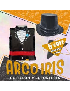 Galera Plastica Mediana X 6 +5-5% Negra Patrio Promo Por Cantidad Sin Pechera