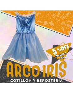 Disfraz Vestido Elsa - Talle 4 Frozen - Halloween
