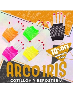 Guantes Red Corto Color/fluo Xu +10-10% San Patricio Promo Por Cantidad