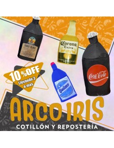 Gorro Botella Xu +3-10% - Cerveza Frezzi Gansia Vodka Ferne Coca Promo Por Cantidad