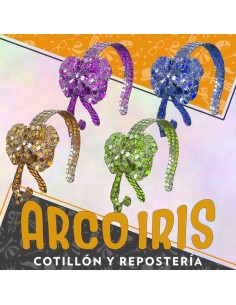 Vincha Lentejuelas Con Mono Xu - Liquidacion