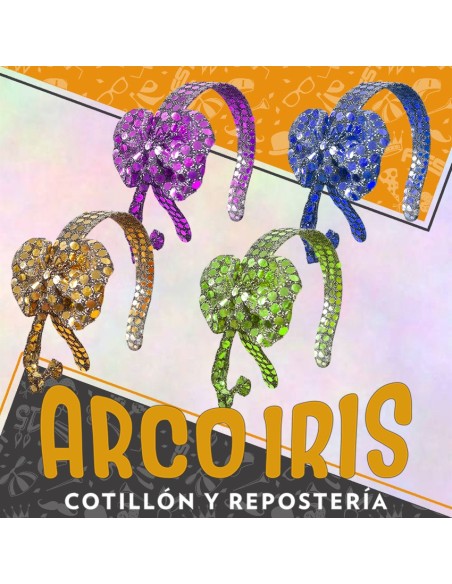 Vincha Lentejuelas Con Mono Xu - Liquidacion