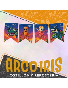 Brainrot Banderin Feliz Cumpleanos -banderin Articulado