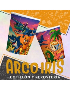 Brainrot Vasos 8 Oz X 8 -