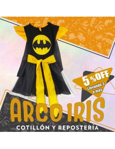 Disfraz Vestido Murcielago - Talle 10 -halloween