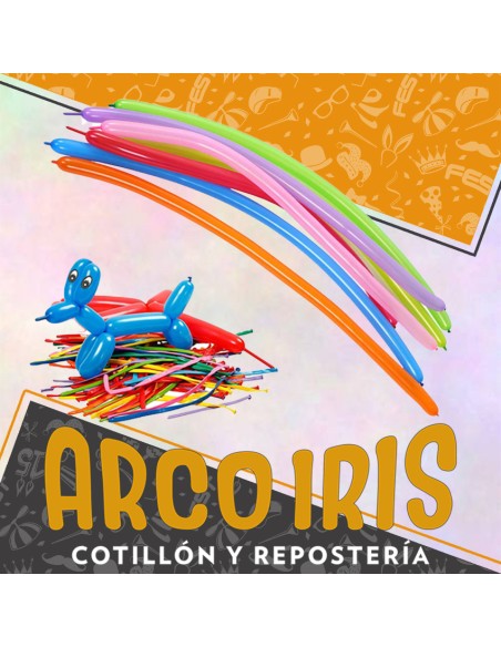 Globologia 260t Multicolor X 100 - Chino Standard -hebei Ballons-  Cyber Monday