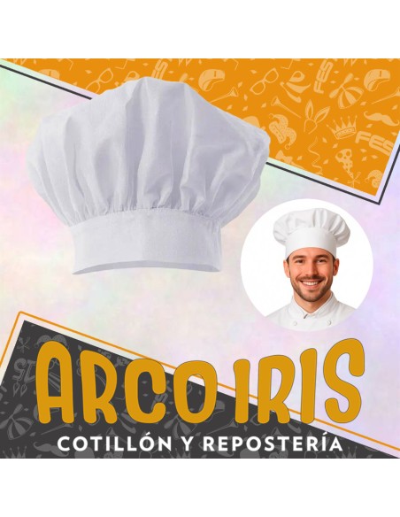 Gorro Cheff Tela - Cocinero Party Store