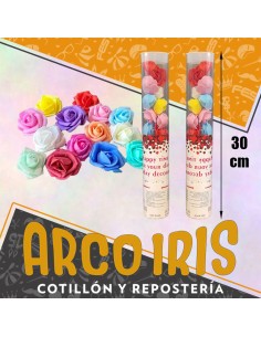 Canon 30 Cm Rosas Goma Eva- Mym Carnaval-primavera-
